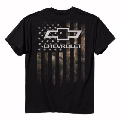 Chevrolet Chevy U.S. Flag Camo Short Sleeve T-Shirt