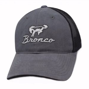 Ford Bronco Graphite and Black Mesh Cap Hat