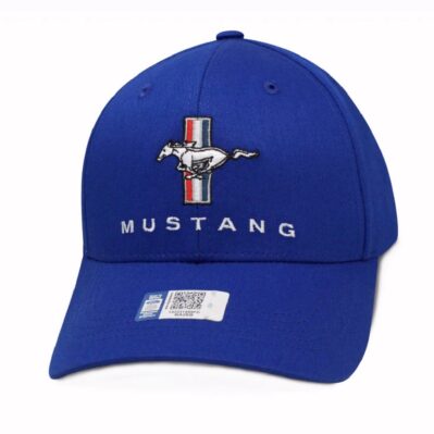 Ford Mustang Emblem Blue Cap Hat