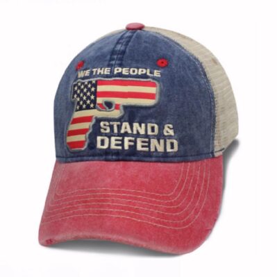 We The People Stand & Defend Mesh Cap Hat