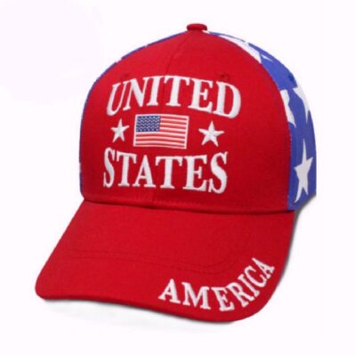 U.S.A. United States of America Pride Embroidered Cap Hat