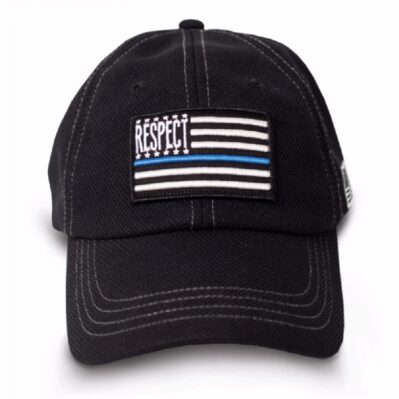 Respect Blue Police Flag Cap Hat