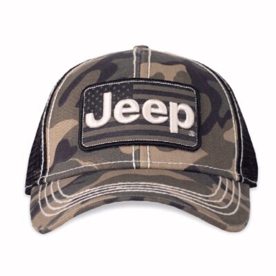 Jeep Camo Flag Mesh Cap Hat