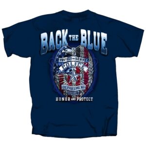 Police Back the Blue Short Sleeve T-Shirt