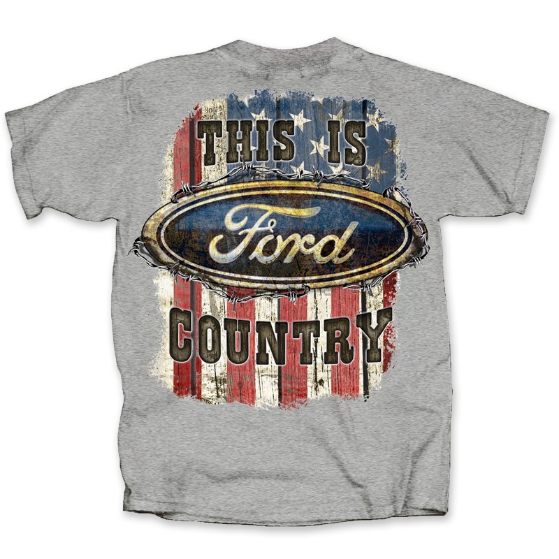 blive irriteret egoisme høg This Is Ford Country U.S. Flag Short Sleeve T-Shirt - CycleServe Store