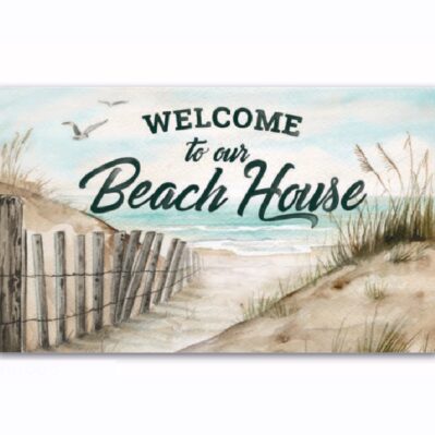 Welcome to Our Beach House Floormat