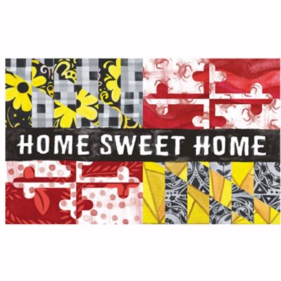 Home Sweet Home Maryland Flag Floormat