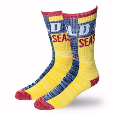 Old Bay Faded Can Logo Crew Socks