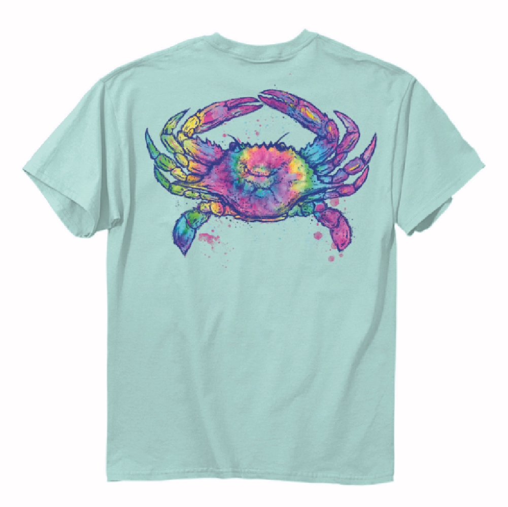 Crab Tie Dye Short Sleeve T-Shirt