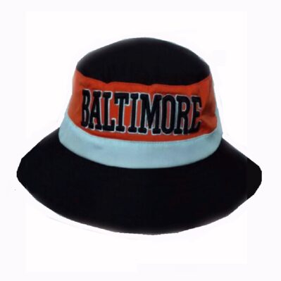 Baltimore Embroidered Name Bucket Sun Hat