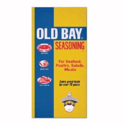 Old Bay Logo Wall Bottle Opener Sign