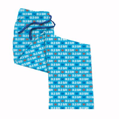 Old Bay Jersey Crab Blue/White Lounge Pants Pajamas