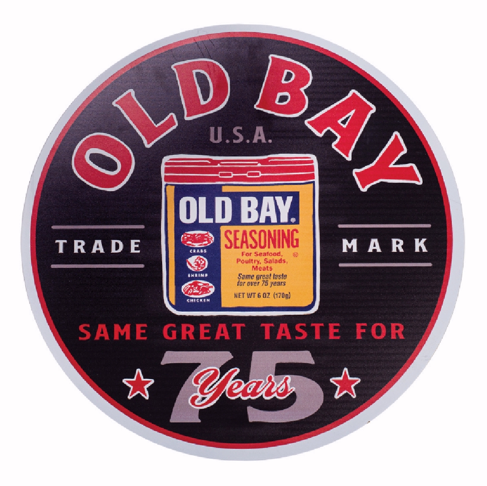Old Bay Vintage Hanging Wall Sign