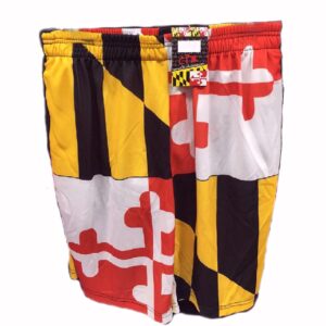 Maryland Flag Athletic Swimming Shorts Pants