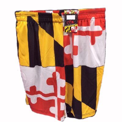 Maryland Flag Athletic Swimming Shorts Pants