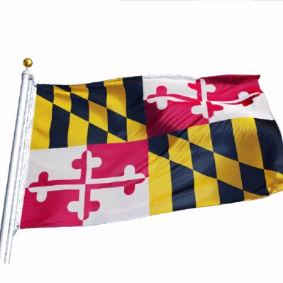 Maryland State Flag 3 foot x 5 foot (standard size)