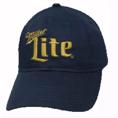 Miller Lite Beer Embroidered Logo Cap Hat