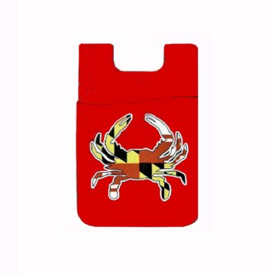 Maryland Crab Red Phone Card Holder