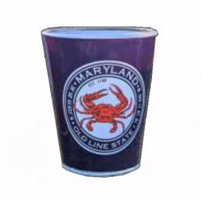Maryland Crab Old Line State Shot Glass