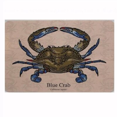 Blue Crab Playing Cards with Carrying Case