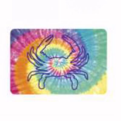 Crab Tie Dye Playing Cards with Carrying Case