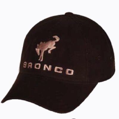 Ford Bronco Logo Dark Brown Cap Hat