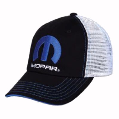 Mopar Embroidered Logo White Mesh Cap Hat