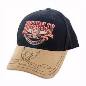 Hillbilly Rock Star Outta Control Embroidered Cap Hat