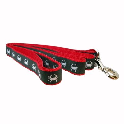 Crab Reflective Red / Grey 6 Foot Heavy Duty Dog Leash