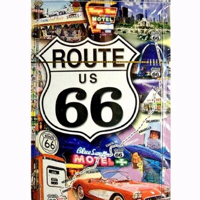 Route 66 Historic Playing Cards with Carrying Case