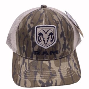 RAM Patch Mossy Oak Camo Mesh Back Cap Hat
