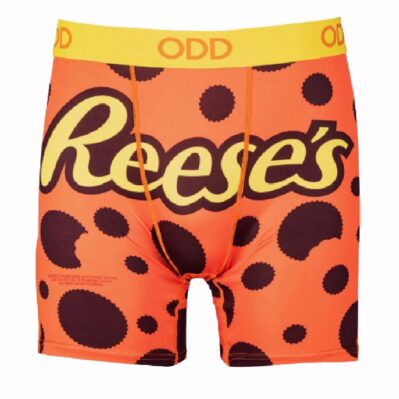 Reese's Chocolate Peanut Butter Cups Candy Boxer Shorts Underwear Briefs