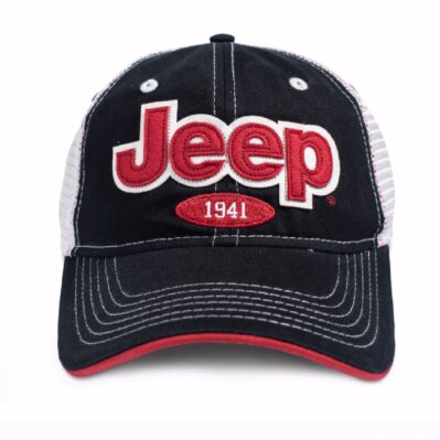 Jeep 1941 Embroidered Patch Mesh Cap Hat