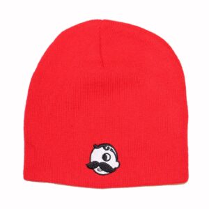 Natty Boh National Bohemian Beer Red Beanie Cap