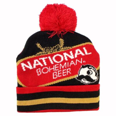 Natty Boh National Bohemian Beer Beanie POM Cap