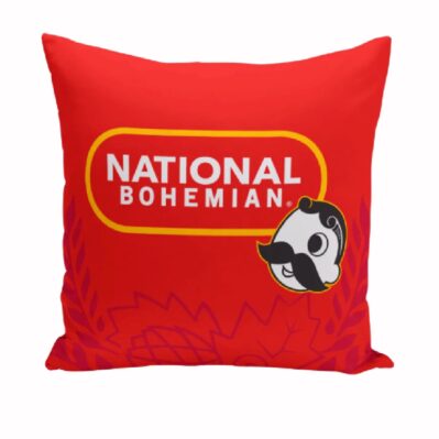 Natty Boh National Bohemian Beer Throw Pillow
