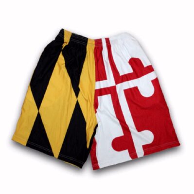 Route One Maryland Flag Athletic Shorts