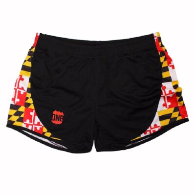 Route One Maryland Flag Women's Running Shorts