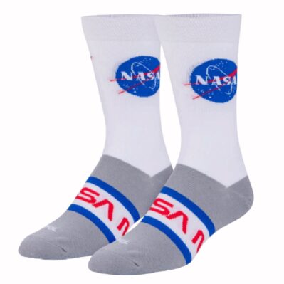 NASA Badge Logo Athletic Crew Socks