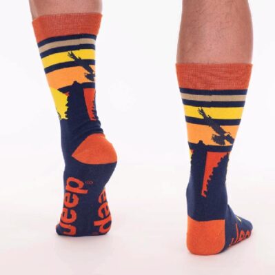 Jeep Sunset Eagle Dress Socks