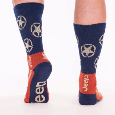 Jeep Old Patriot Crew Athletic Crew Socks