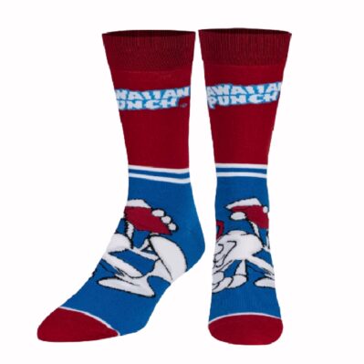 Hawaiian Punch Striped Athletic Crew Socks