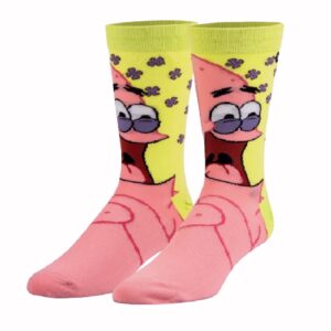 Patrick Star Big Face Athletic Crew Socks