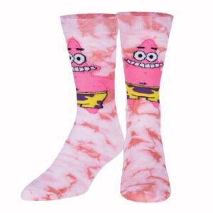 Patrick Star Tie Dye Athletic Crew Socks