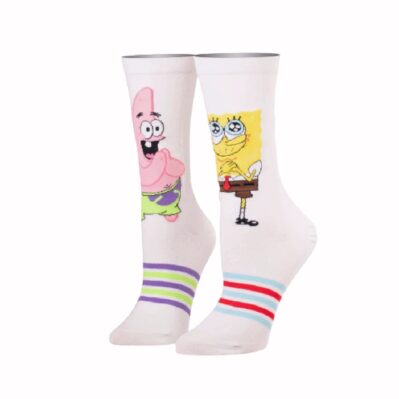 SpongeBob and Patrick Pretty Please Crew Socks