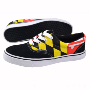 Route One Maryland Flag Casual Tennis Shoes Sneakers