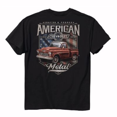 Chevrolet Chevy American Metal Truck Short Sleeve T-Shirt