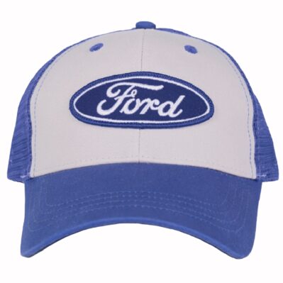 Ford Logo Embroidered Patch Mesh Cap Hat