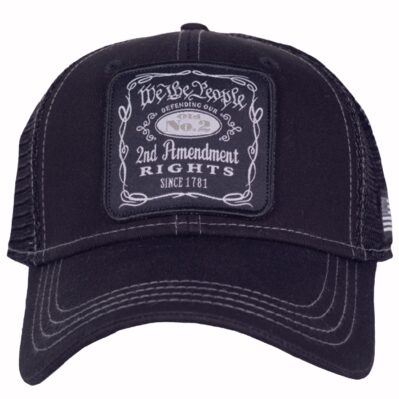We the People Defending Our 2nd Amendment Rights Patch Mesh Cap Hat