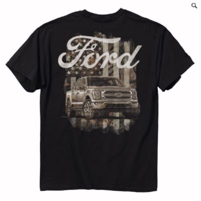 Ford U.S. Flag Camo F-150 Short Sleeve T-Shirt